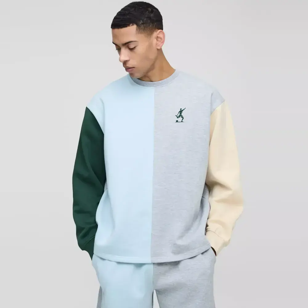 Oversized Boxy Seam Wash Sweatshirt