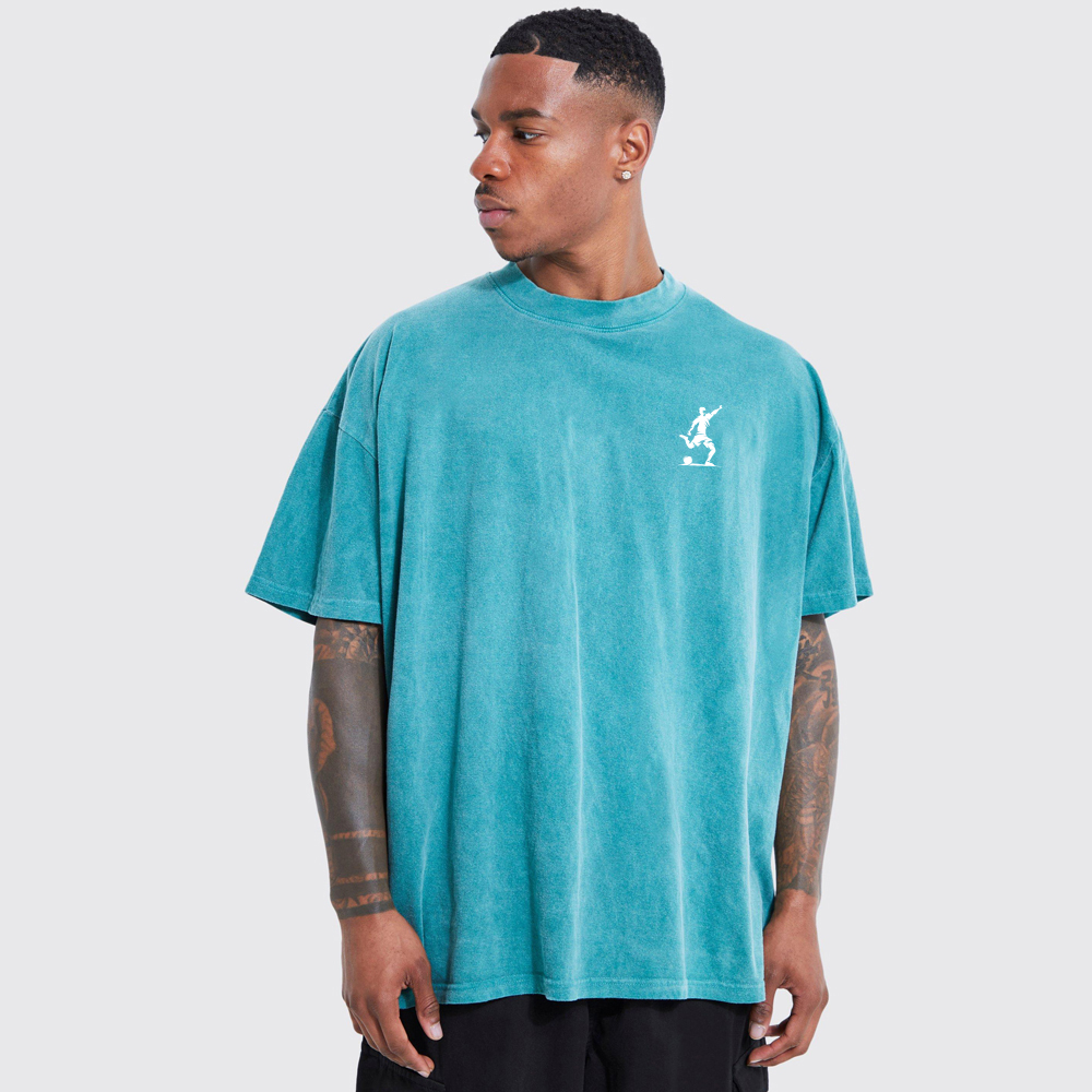 Oversized Bleach Tie Dye Graphic T-shirt