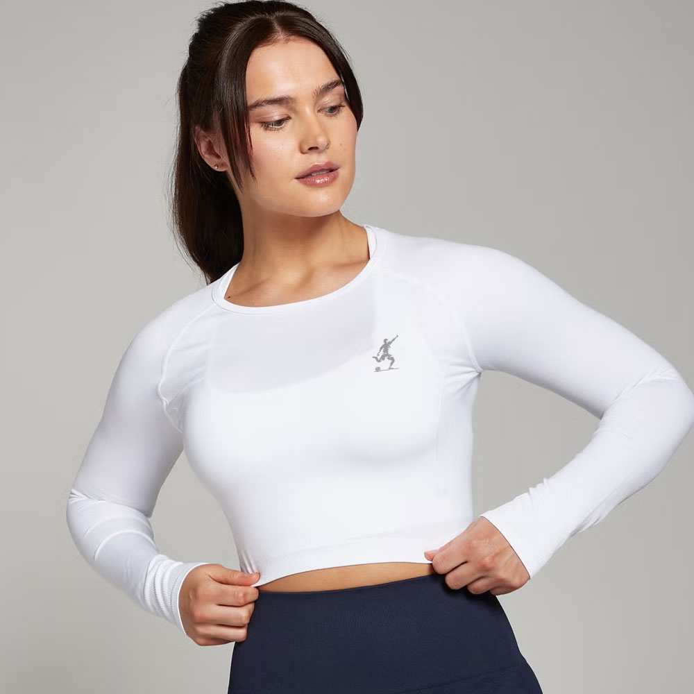 Short Sleeve Crop Top – White